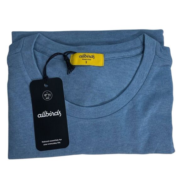 Allbirds T-Shirt Mens S Anytime Tee Merino Wool Blend Pocket Short Sleeve NWT - Picture 1 of 6